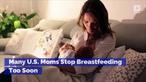 Many U.S. Moms Stop Breastfeeding Too Soon