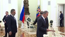 Rusya Devlet Başkanı Putin, Dışişleri Bakanı Çavuşoğlu ve beraberindeki heyeti kabul etti - MOSKOVA