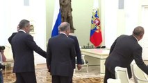 Rusya Devlet Başkanı Putin, Dışişleri Bakanı Çavuşoğlu ve Beraberindeki Heyeti Kabul Etti