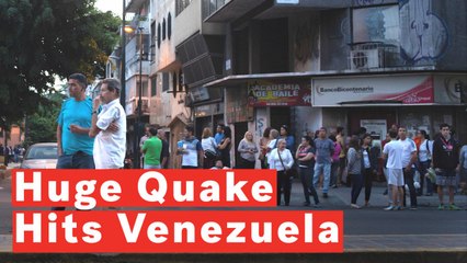 Video herunterladen: Powerful 7.3 Magnitude Earthquake Rocks Venezuela And Caribbean Islands