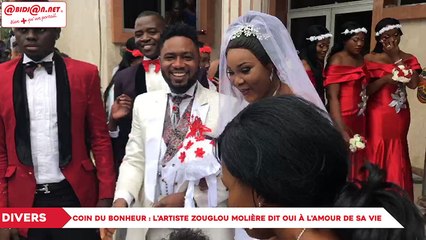 Coin du bonheur : l'artiste zouglou Molière dit Oui à l'amour de sa vie