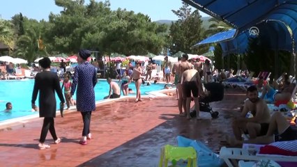 Kuşadası'nda tatil yoğunluğu - AYDIN