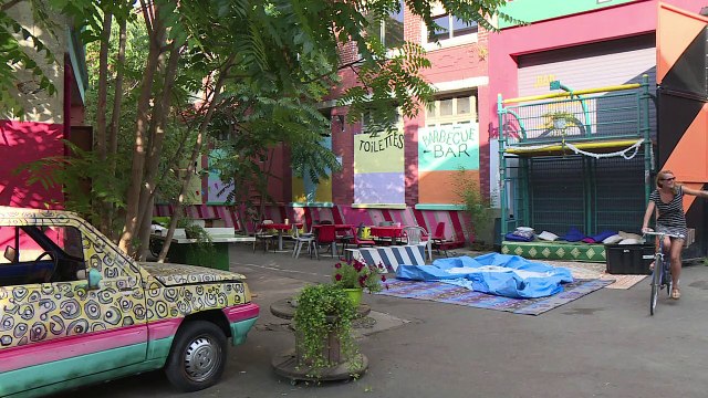A Pantin, des friches reconverties en lieux culturels éphémères