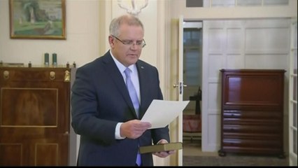 Scott Morrison in as new prime minister of Australia