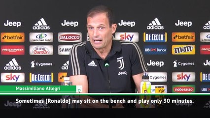 Ronaldo won't start every game - Allegri