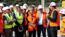 La ministre des Transports Elisabeth Borne visite la gare TGV Nîmes-Manduel