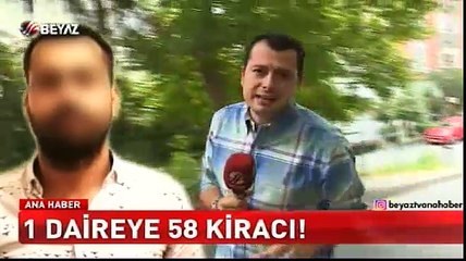 1 daireye 58 kiracı