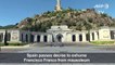 Spain passes decree to exhume Franco from mausoleum