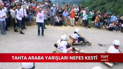 Tahta Araba Yarışları Nefes Kesti