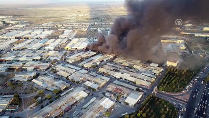 Mobilya dekorasyon fabrikasında yangın (3) - KONYA