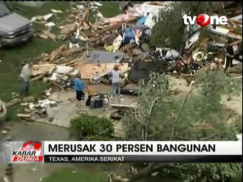 Tornado di Texas Tewaskan Lima Orang