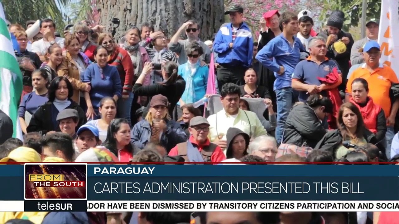 Paraguay Pension Protest