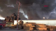 Konya'da Kereste Atölyesinde Yangın