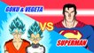 Superman vs Goku and Vegeta Animation - MULTIVERSE WARS