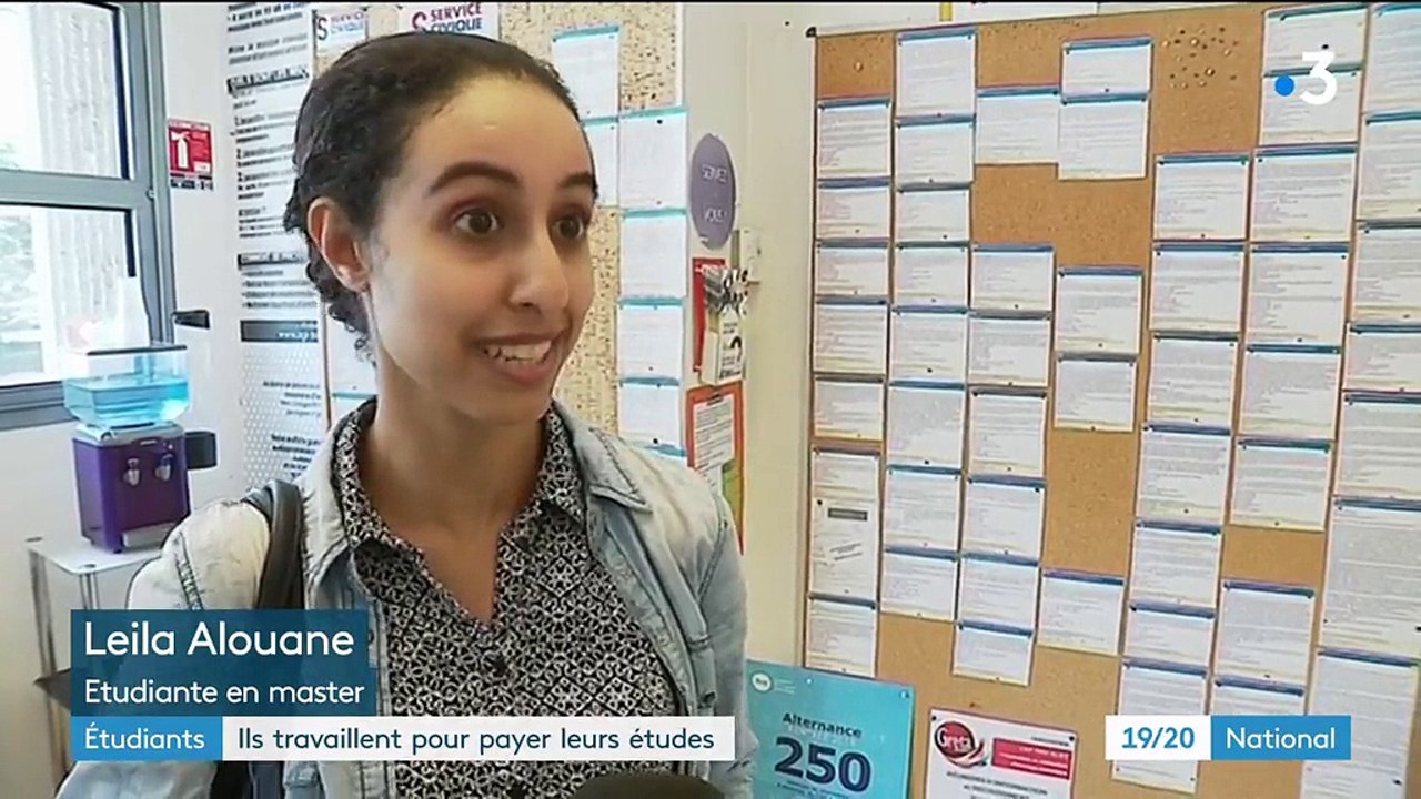 Étudiants : ils travaillent pour payer leurs études