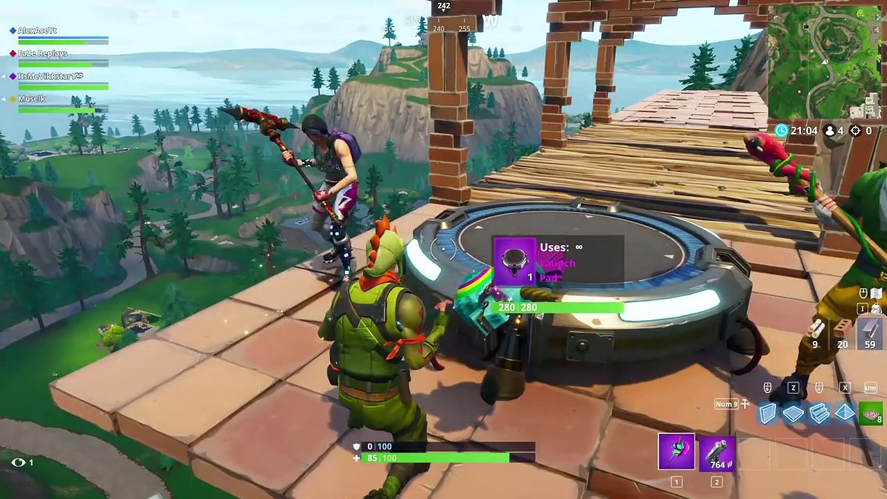 The *IMPOSSIBLE* NINJA WARRIOR COURSE In Fortnite Battle Royale!
