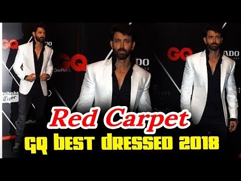 Hrithik Roshan पहुंचे GQ Best Dressed 2018 के रेड कारपेट पर