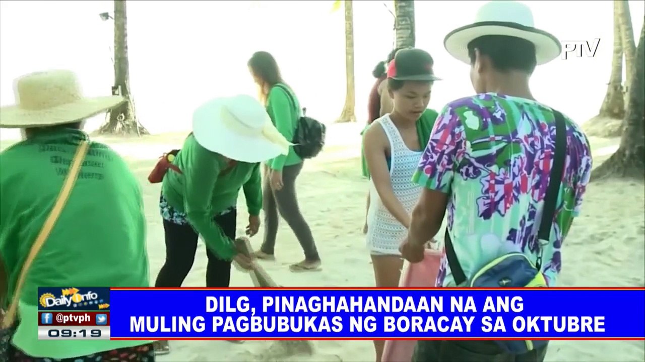 DILG, pinaghahandaan na ang muling pagbubukas ng Boracay sa Oktubre