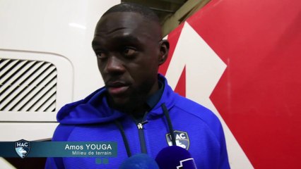 Après Brest - HAC (1-0), réaction d'Amos Youga