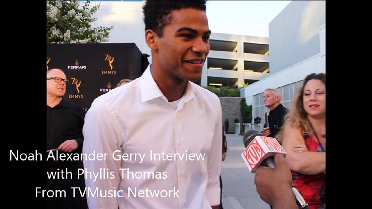 Noah Alexander Gerry of The Young and the Restless Interview at 2018 Daytime Emmys Peer Reception