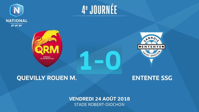 J4 : Quevilly Rouen Metropole - Entente SSG (1-0), le résumé