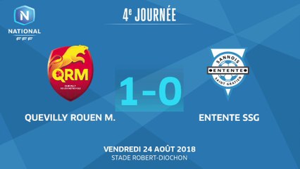 J4 : Quevilly Rouen Metropole  - Entente SSG (1-0), le résumé