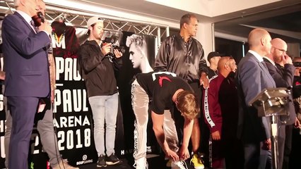 ANESONGIB VS JAY SWINGLER WEIGH IN!! (KSI VS LOGAN PAUL UNDERCARD)