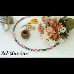 How to make a floral halo!