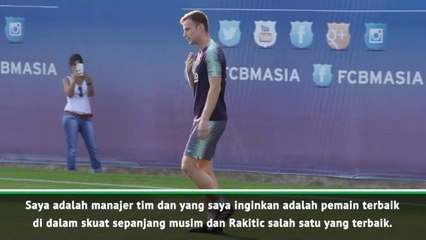 Download Video: Rakitic Adalah Pemain Kunci Bagi Barcelona - Valverde