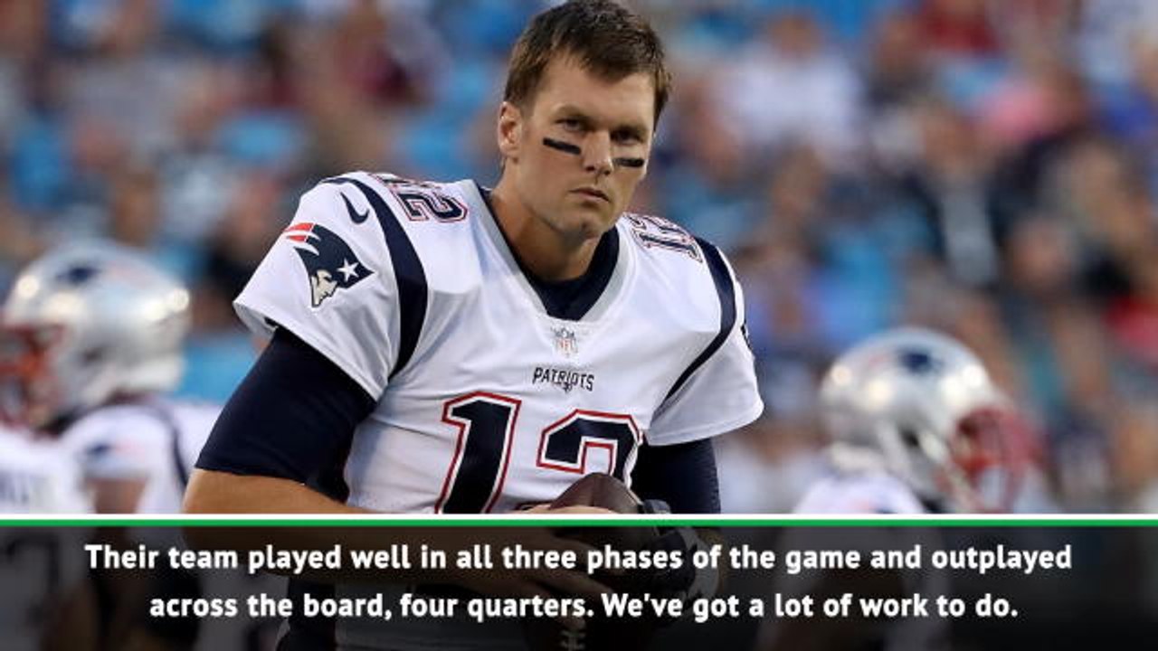 Pats coach Belichick unhappy after pre-season loss to Panthers