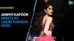 Jahnvi Kapoor debuts at Lakme Fashion Week, walks ramp for Nachiket Barve