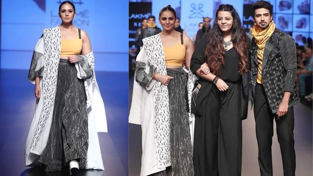 Lakme Fashion Week 2018: Huma Qureshi ने ओवरसाइज़ कोट में किया रैंप वॉक, दिखा दिलकश अंदाज़ | Boldsky