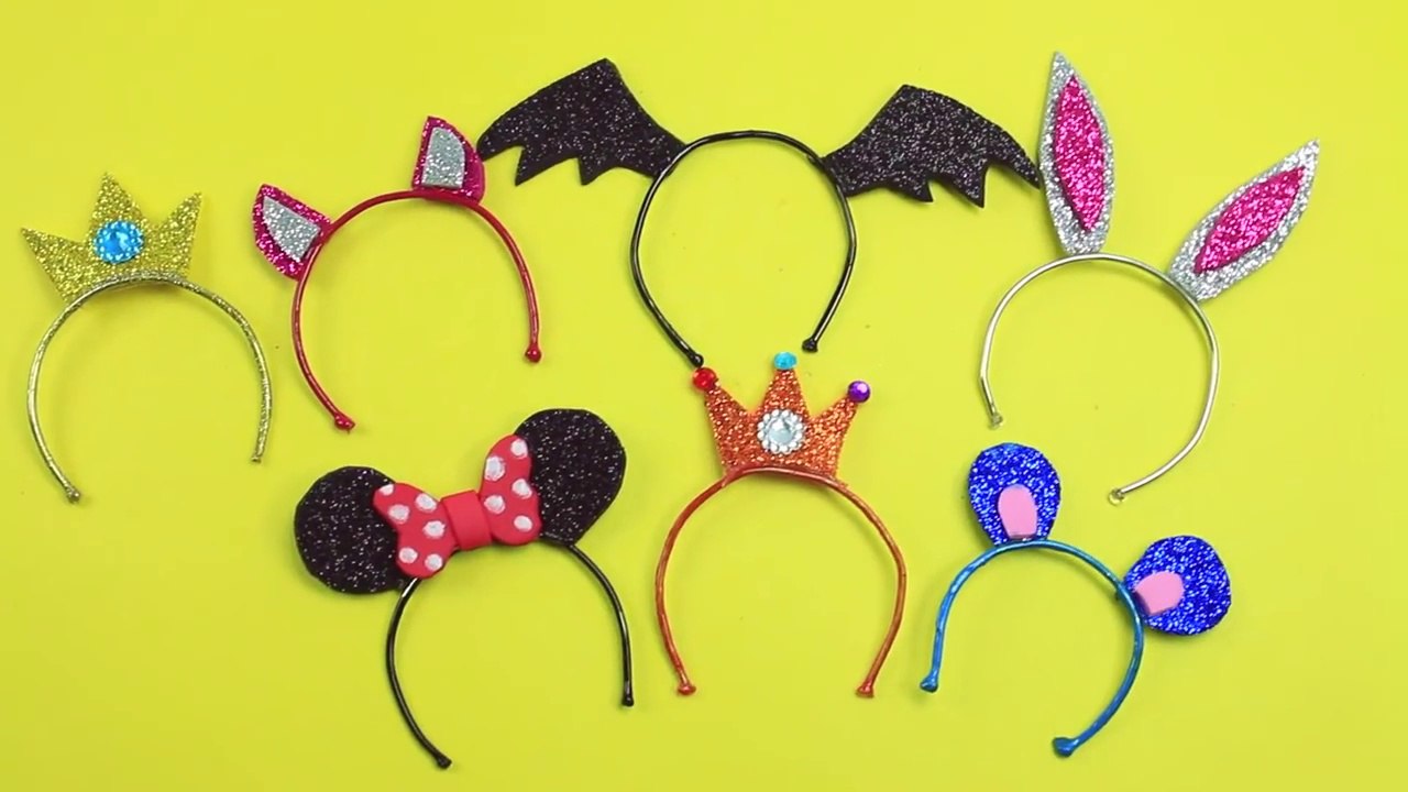 DIY Miniature Doll Mini Headband  / Hairband Tutorial