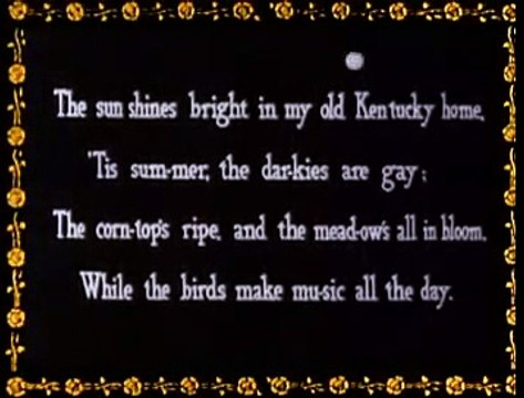 1926-03-13 My old Kentucky home (Song Cartune)