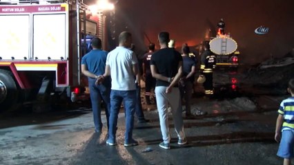 Konya Marsan Sanayi Sitesi'ndeki Yangın Söndürüldü! Hasar Havadan Görüntülendi