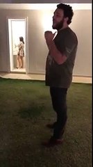 Big lads attempt at a back flip