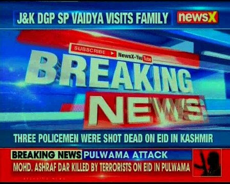 Jammu & Kashmir: Top police brass visits family of policeman who was killed on eid by militants