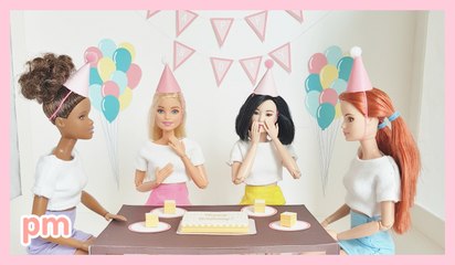 DIY Barbie Birthday Party (Printable) | Paper Miniatures