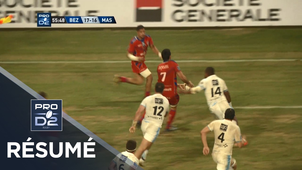 PRO D2 - Résumé Béziers-Massy: 37-26 - J2 - Saison 2018/2019