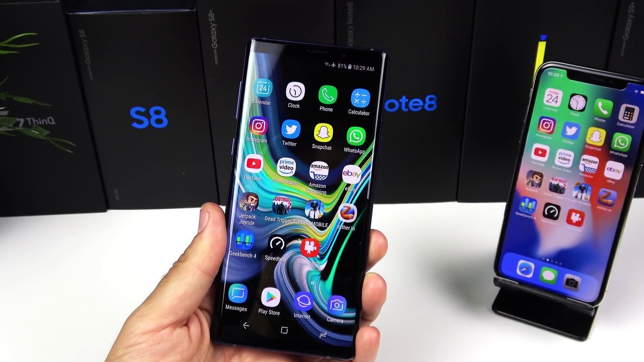 iPhone_X_vs_Note_9_Speed_Test!!