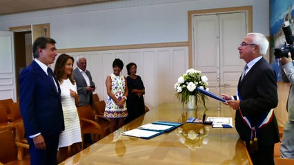 L'ex ministre Philippe Douste-Blazy s'est marié ce samedi à Antibes