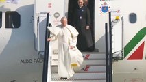 Le pape François est arrivé en Irlande