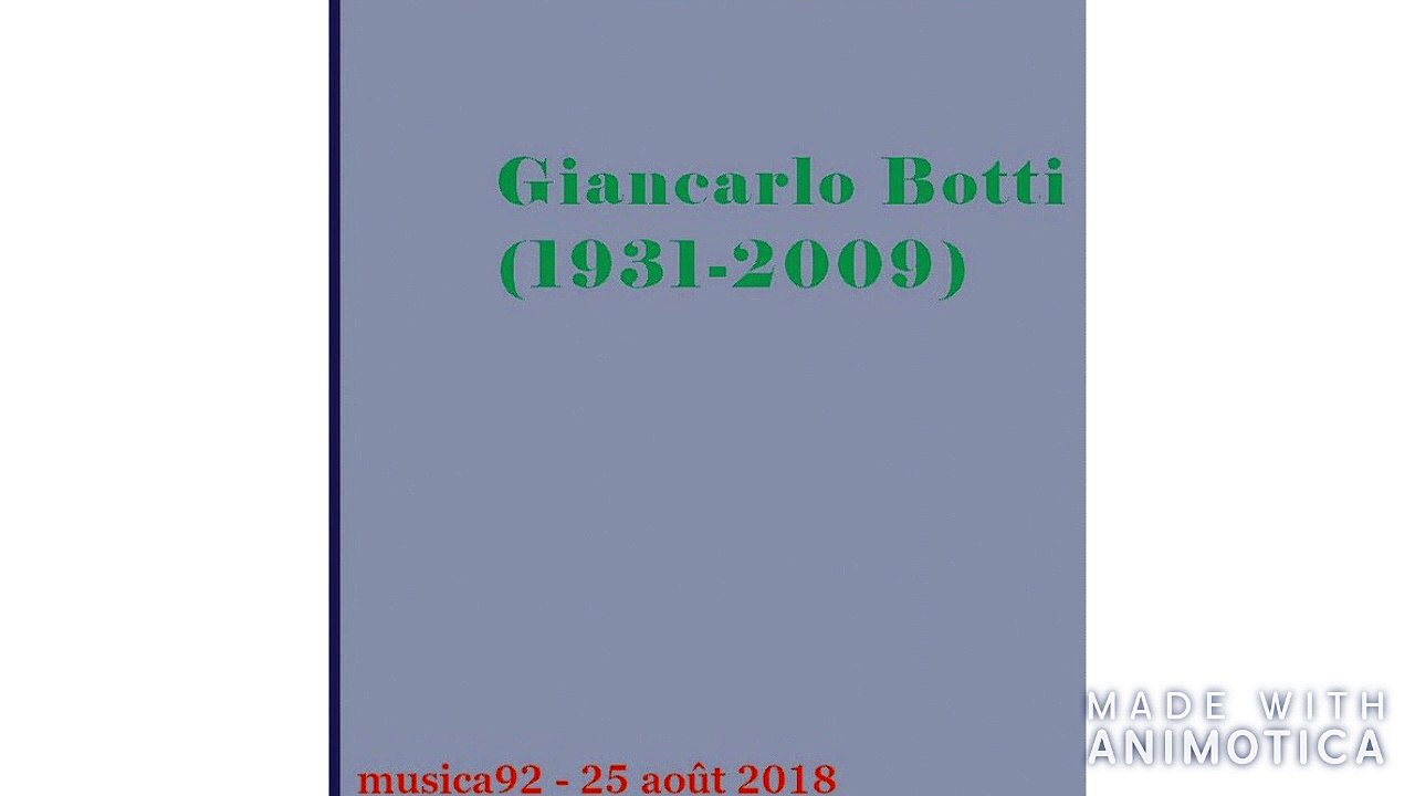 Giancarlo Botti (1931-2009)