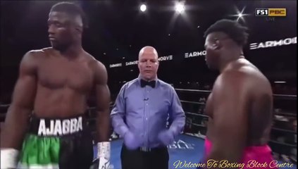 AJAGBA MAKES CURTIS HARPER  QUIT WITHOUT THROWING A SINGLE PUNCH