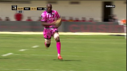 Essai de Macalou pour le Stade Français