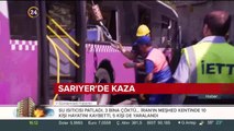 İstanbul'da özel halk otobüsü kontrolden çıktı