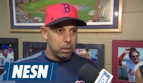 Alex Cora on the Red Sox 10-3 loss to the Rays