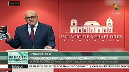 Venezuela: trabajadores por cuenta propia recibirán contraprestación
