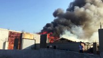 Arnavutköy'de fabrika yangını (1) - İSTANBUL