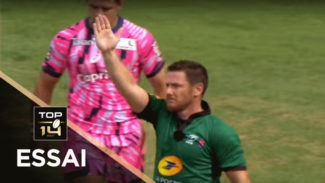 TOP 14 - Essai de PENALITE (USAP) - Perpignan - Paris - J1 - Saison 2018/2019